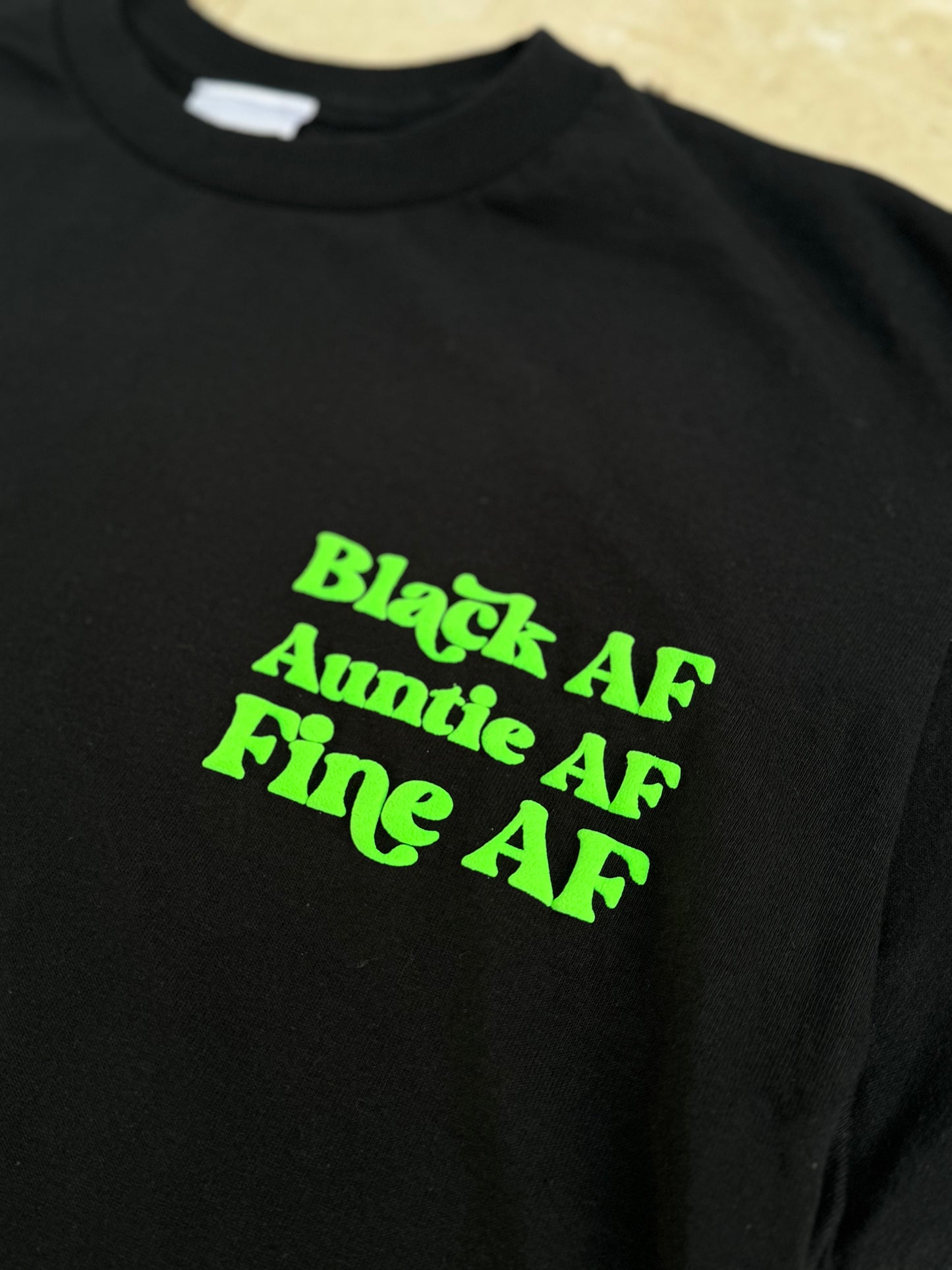 Auntie AF Black Tee