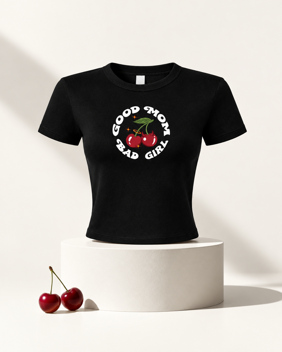 Good Moms Bad Girl Baby Tee