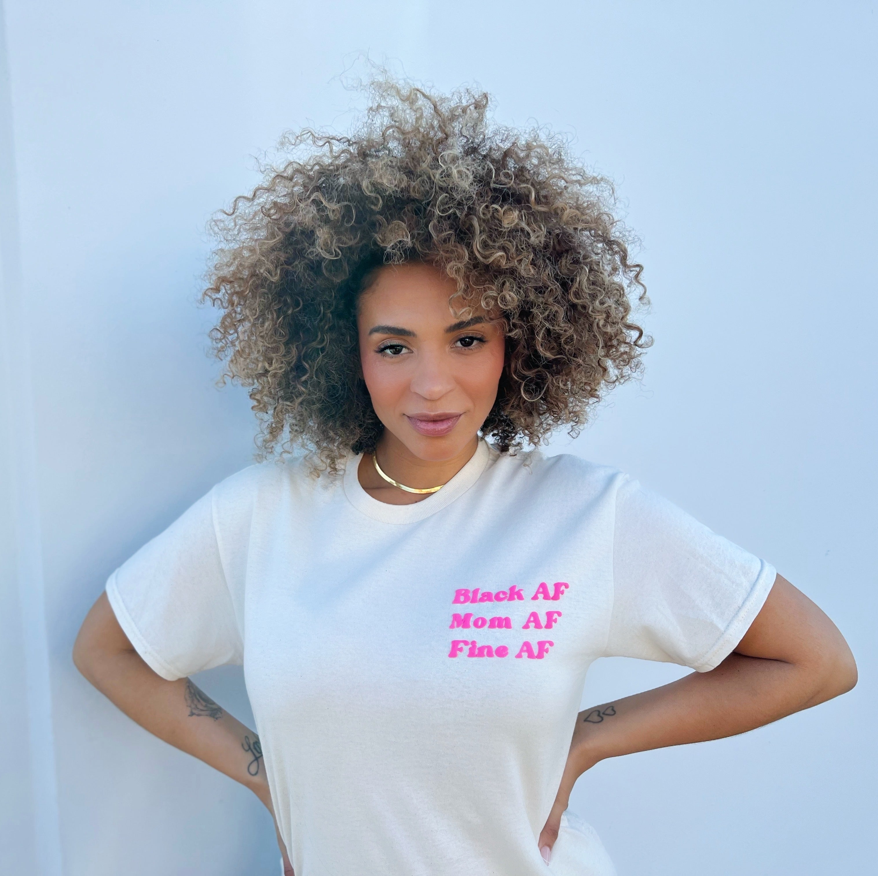 Buy Black AF Tee (Natural) - Good Moms Bad Choices – Good Moms Bad Choices